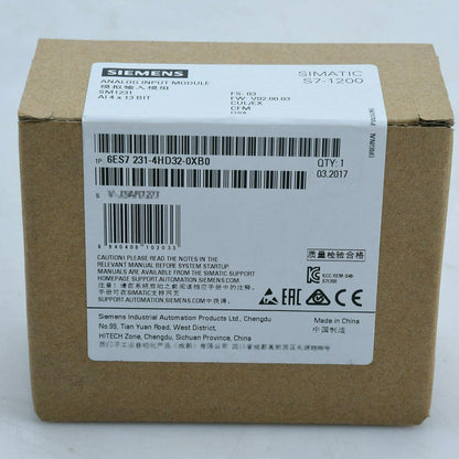 1PCS 6ES7231-4HD32-0XB0 New original SIEMENS 6ES7 231-4HD32-0XB0 Fast deliver