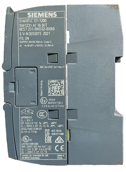 NEW Sealed Siemens 6ES7 231-5ND32-0XB0 Analog Input Module