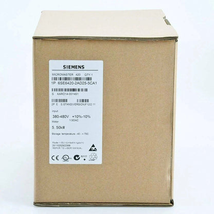 ONE NEW Siemens 6SE6420-2AD25-5CA1 Inverter 6SE6 420-2AD25-5CA1