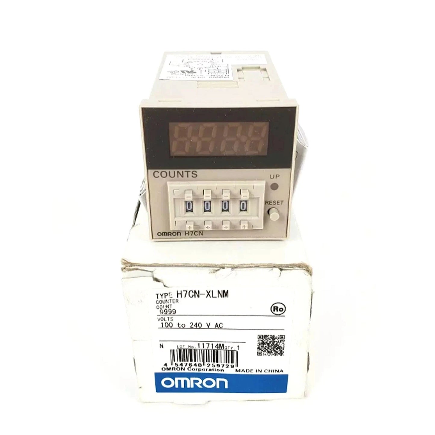 OMRON New time relay 100 TO 240 VAC H7CN-XLNM H7CNXLNM