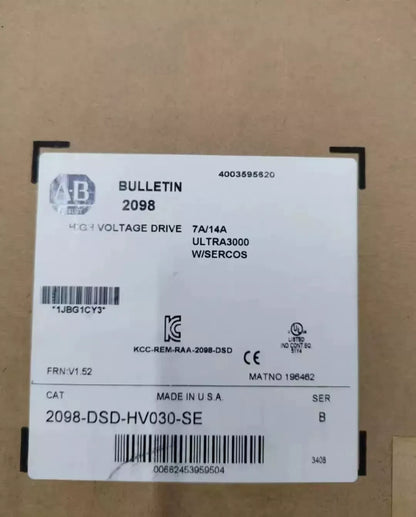 NEW AB 2098DSDHV030SE Servo Drive 2098-DSD-HV030-SE