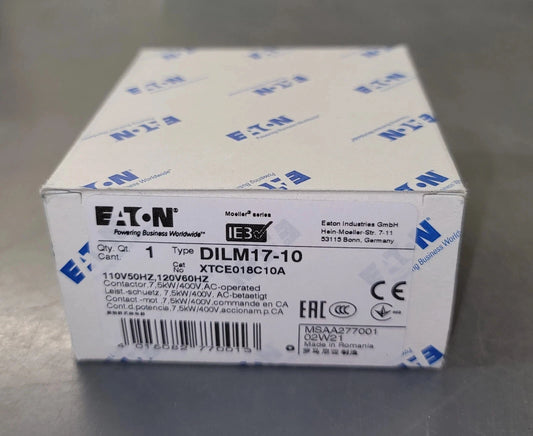 XTCE018C10A Eaton DILM17-10 Moeller IEC Contactor - New