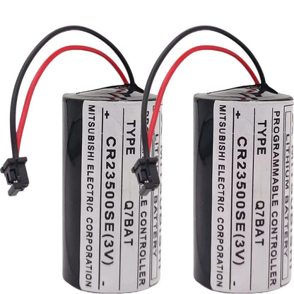 2X type Q7BAT CR23500SE 3V 6000mAh PLC Battery for Mitsubishi Q PLC battery