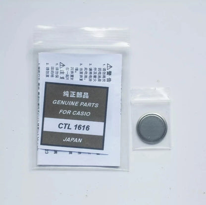 PANASONIC CTL1616F CTL1616 CASIO Rechargeable Battery for G-SHOCK Solar Pro Trek