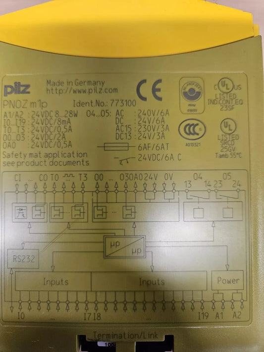 Pilz 773100 Safety Relay New