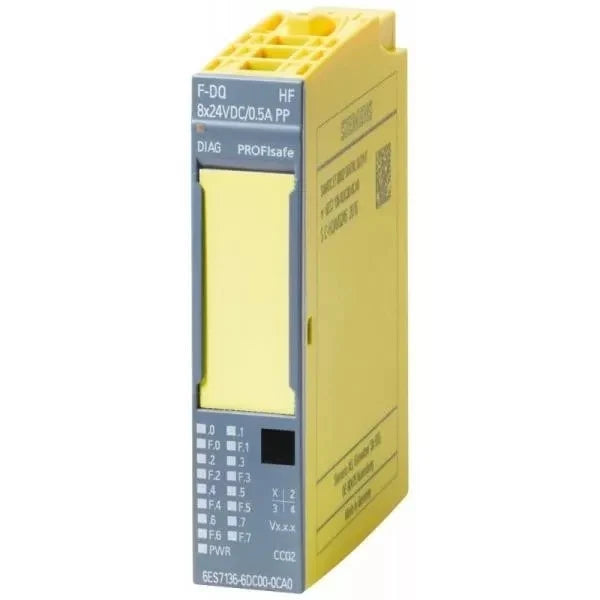 Siemens 6ES7136-6DC00-0CA0 SIMATIC DP module ET 200SP, F-DQ 8x24VDC/0.5A PP HF