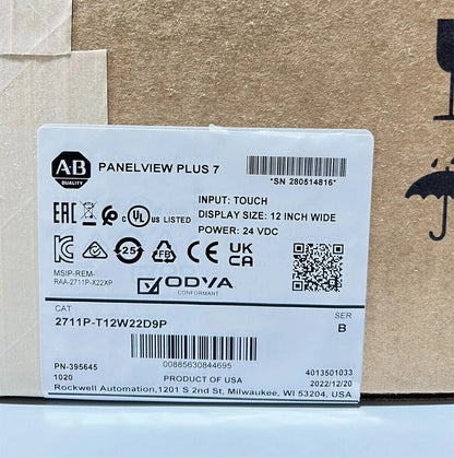 Allen-Bradley 2711P-T12W22D9P Panel view Plus 7 12 inch Wide