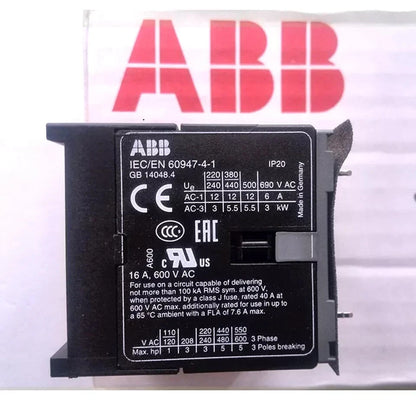 ONE New ABB Contactor B7-30-10-P IEC/EN 60947-4-1 24VAC