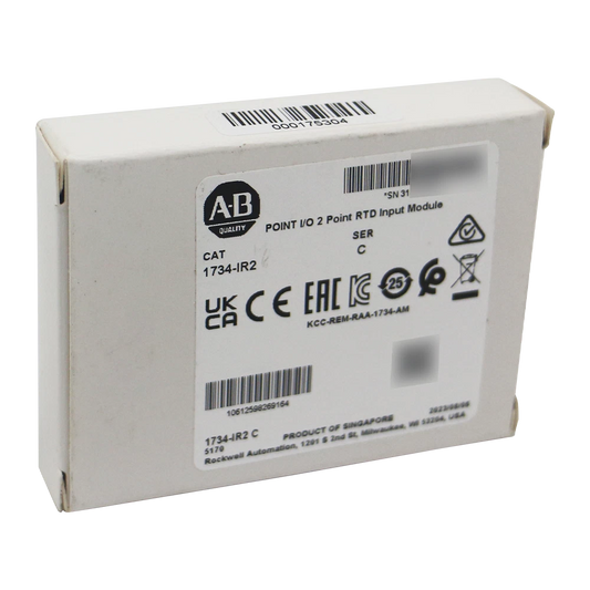 AB 1734-IR2 SER C POINT I/O 2 Point RTD Input Module New Factory Sealed