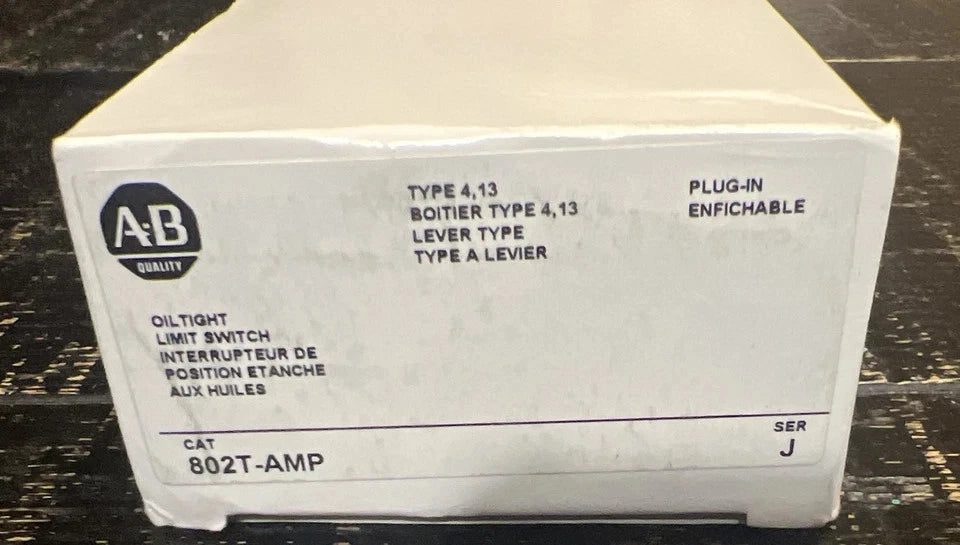 802T-AMP ALLEN BRADLEY OIL TIGHT LIMIT SWITCH