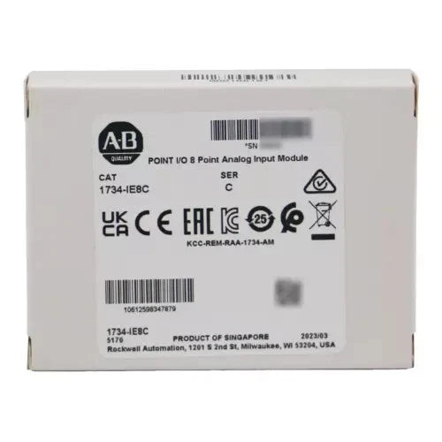 Allen Bradley 1734-IE8C SER: C POINT I/O 8 Point Analog Input Module