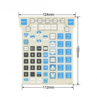 Membrane Keypad for Fanuc AWE2 Teach Pendant Protective Film NEW