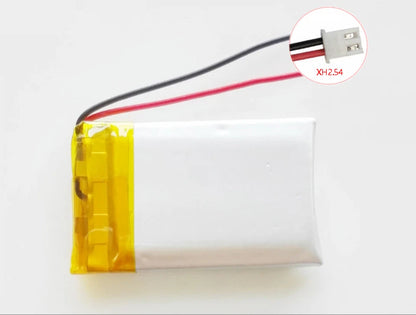 3.7V 250mAh LiPo Polymer Rechargeable 3 Wire Battery: MP3 GPS Speaker - 502030