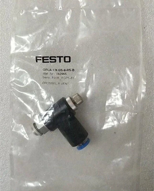 Festo GRLA-1/8-QS-8-RS-B 162966 One-way flow control valve New One