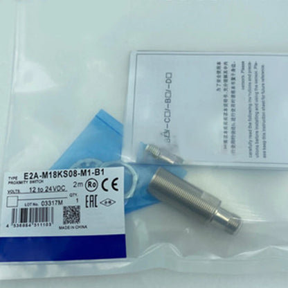 1PC New Omron E2A-M18KS08-M1-B1 Proximity Sensor E2AM18KS08M1B1 In Box