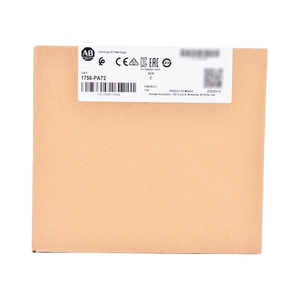 Allen-Bradley PLC ControlLogix 1756-PA72/C AC Power Supply Module