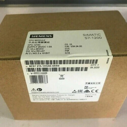 6ES7215-1HG40-0XB0 1PCS Brand New Siemens 6ES7 215-1HG40-0XB0 Fast delivery