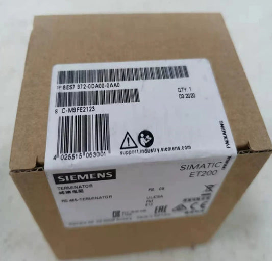 SIEMENS 6ES7 972-0DA00-0AA0 Terminal Resistor New One 6ES7972-0DA00-0AA0