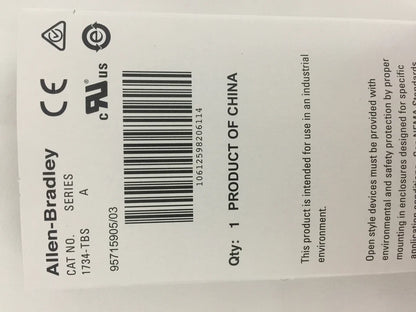 Allen Bradley 1734-TBS POINT I/O Module Terminal Base 1734TBS