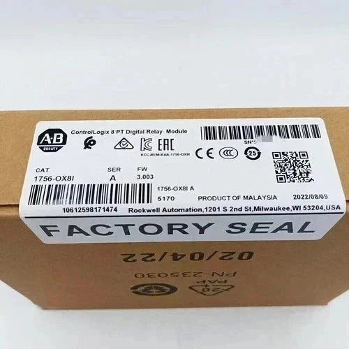 Allen-Bradley 1756-OX8I SERA ControlLogix 8Point Digital Relay Module New Sealed