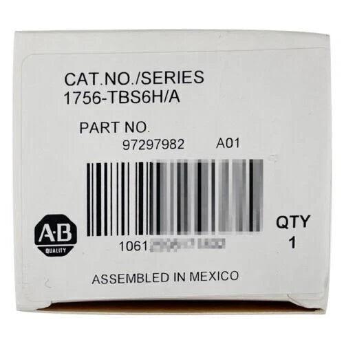New Allen-Bradley AB 1756-TBS6H /A PLC Module Terminal Block 1756TBS6H
