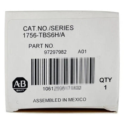 New Allen-Bradley AB 1756-TBS6H /A PLC Module Terminal Block 1756TBS6H